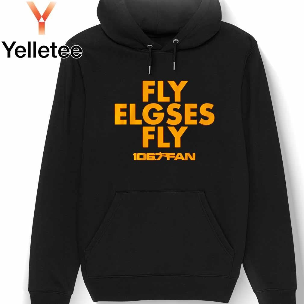 106.7 the fan Washington Commanders fly Elgses fly vs Philadelphia shirt