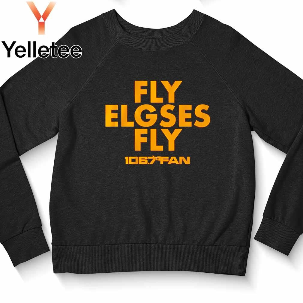 106.7 the fan Washington Commanders fly Elgses fly vs Philadelphia shirt