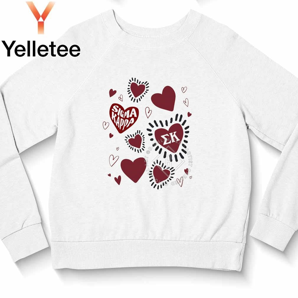 Tennessee Sigma Kappa heart Valentine's day shirt