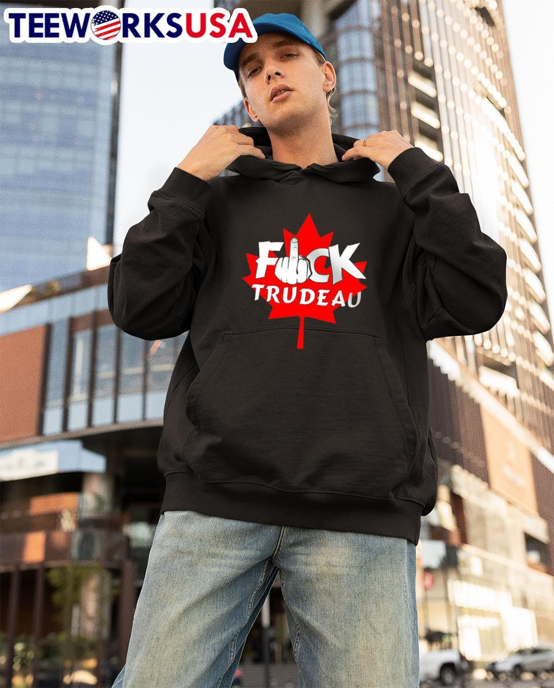 Fuck Trudeau maple leaf shirt