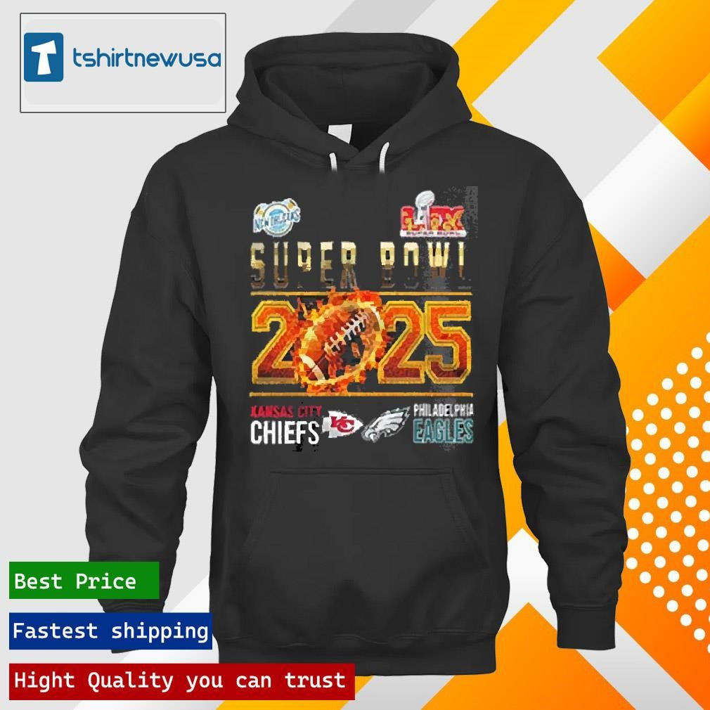 Funny Kansas City Chiefs Philadelphia Eagles Super Bowl 2025 T-Shirt