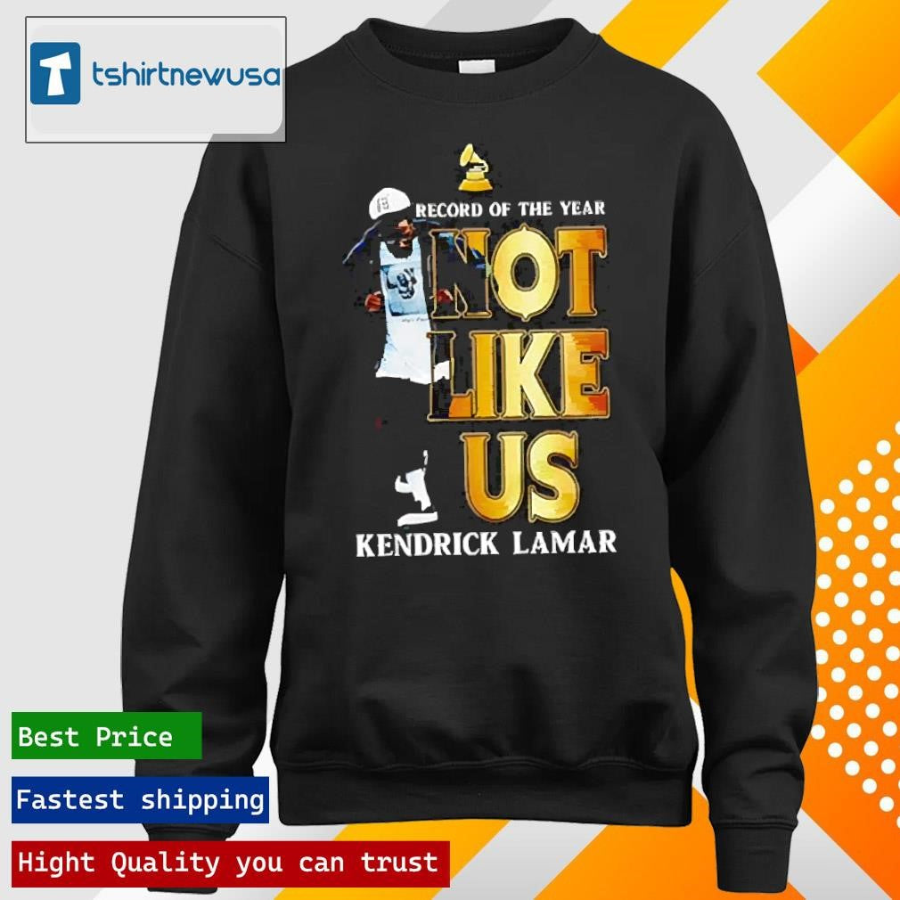 Funny Kendrick Lamar Not Like Us Record of the Year 2025 T Shirt