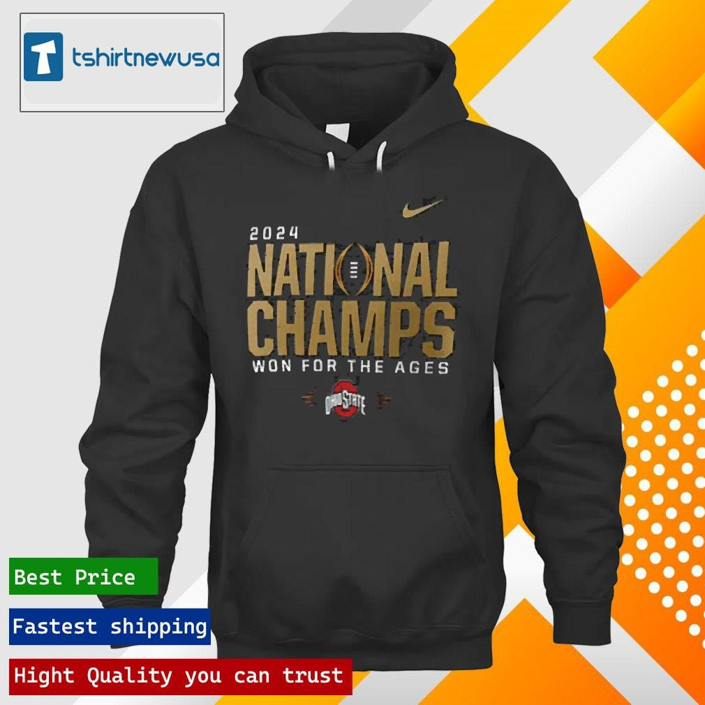 Funny Ohio State Buckeyes Nike College Football Playoff 2024 National Champions Locker Room Won For The Ages 2025 T Shirt