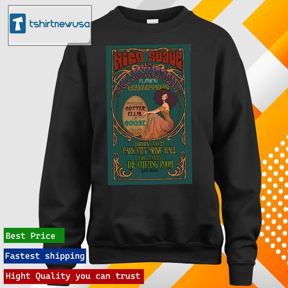 Funny Poster Nico Suave The Mothership Tour New York March 13 2025 Park City Music Hall Unisex T Shirt