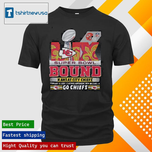 Funny Super Bowl LIX Kansas City Chiefs February 9 2025 Go Chiefs T-Shirt