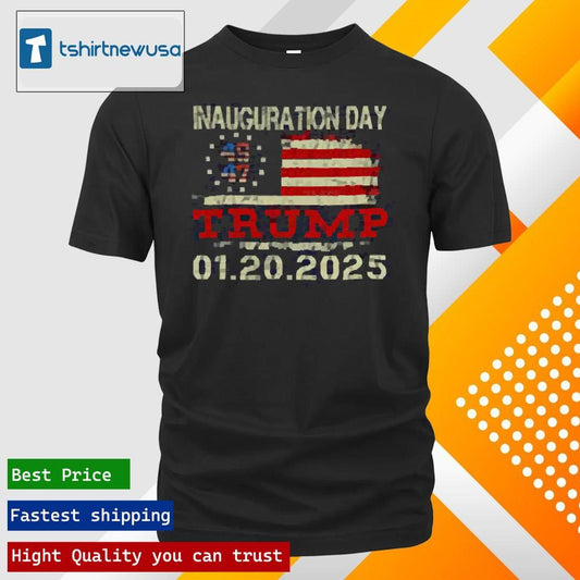 Funny USA Flag Donald Trump Inauguration Day 2025 T-Shirt