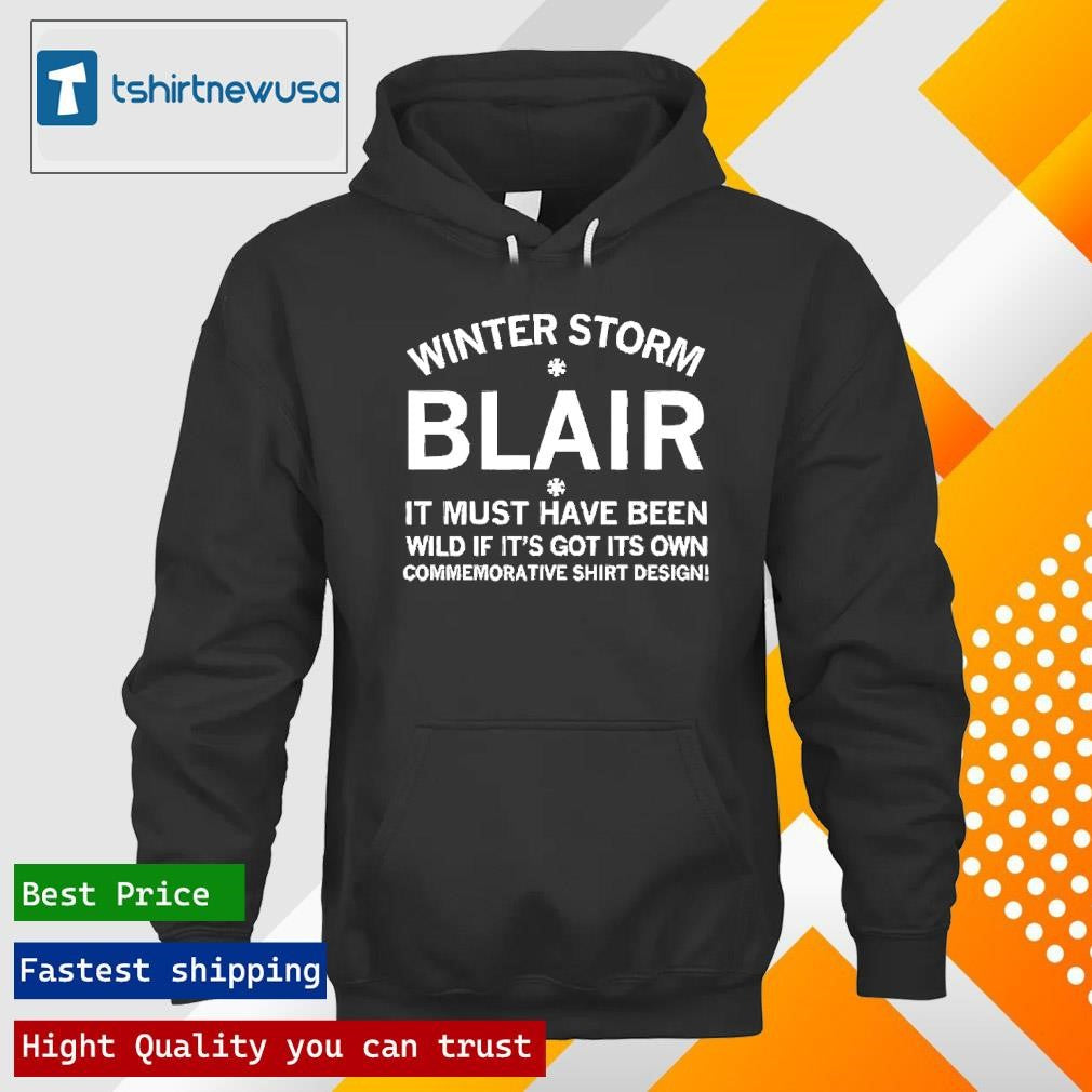 Funny Winter Storm Blair 2025 T Shirt