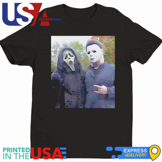 Ghostface And Michael Myers Halloween Shirt