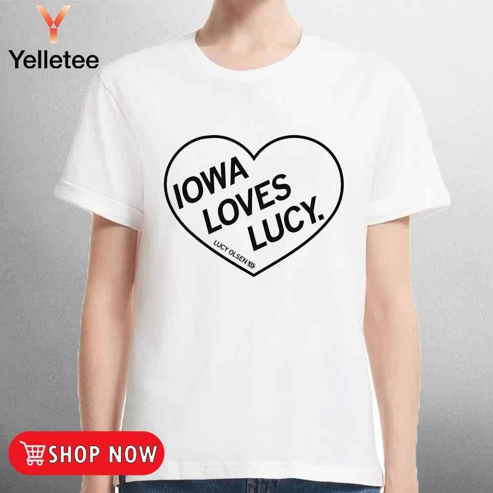 Iowa loves Lucy Olsen heart shirt