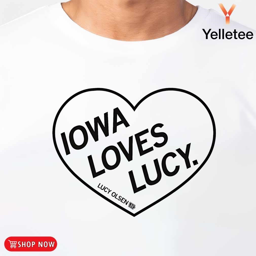 Iowa loves Lucy Olsen heart shirt