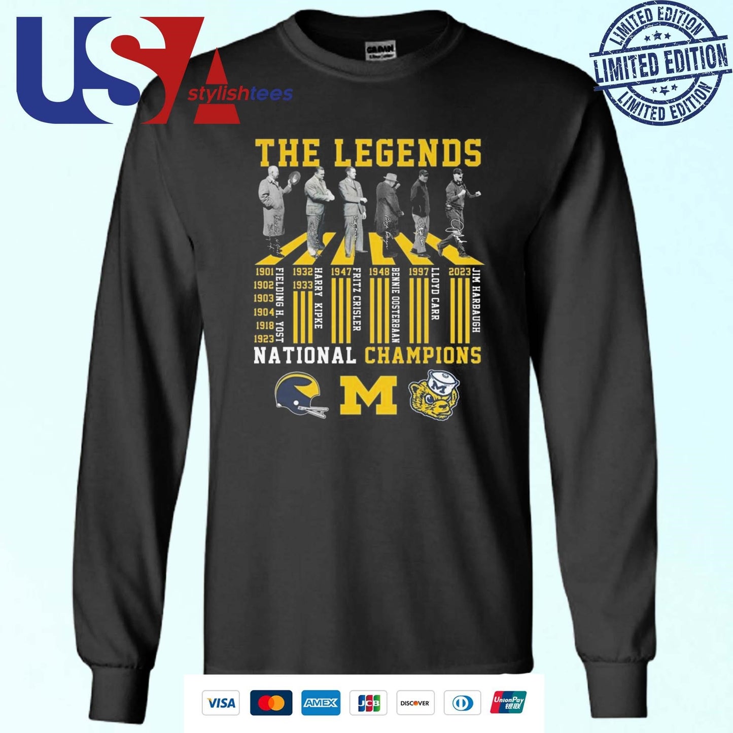 Michigan Wolverines The Walk Of True Legends Of All Time 2025 T-shirt