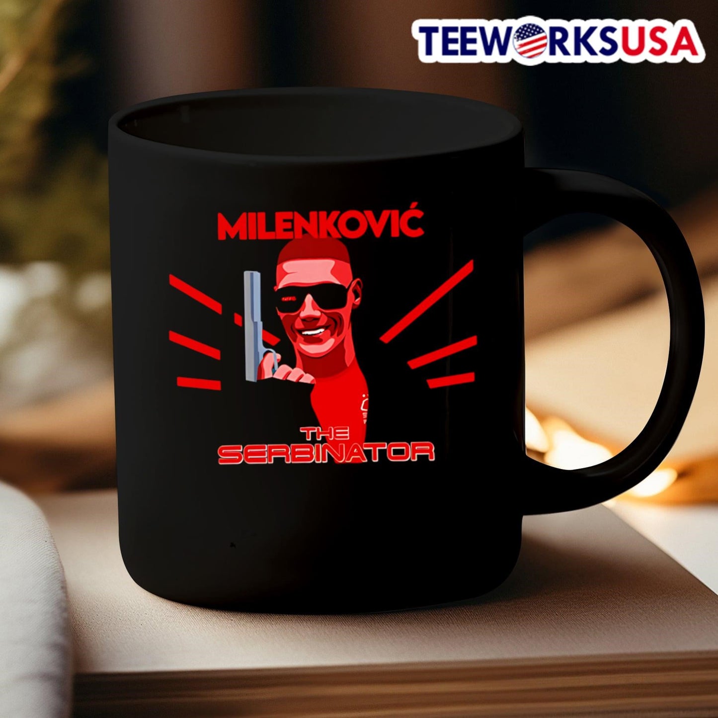 Milenkovic The Serbinator shirt