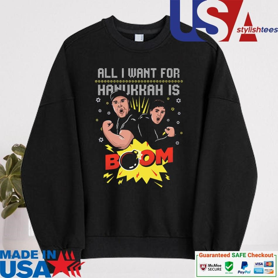 Official All I Want For Hanukkah Is Ugly Christmas Shirt