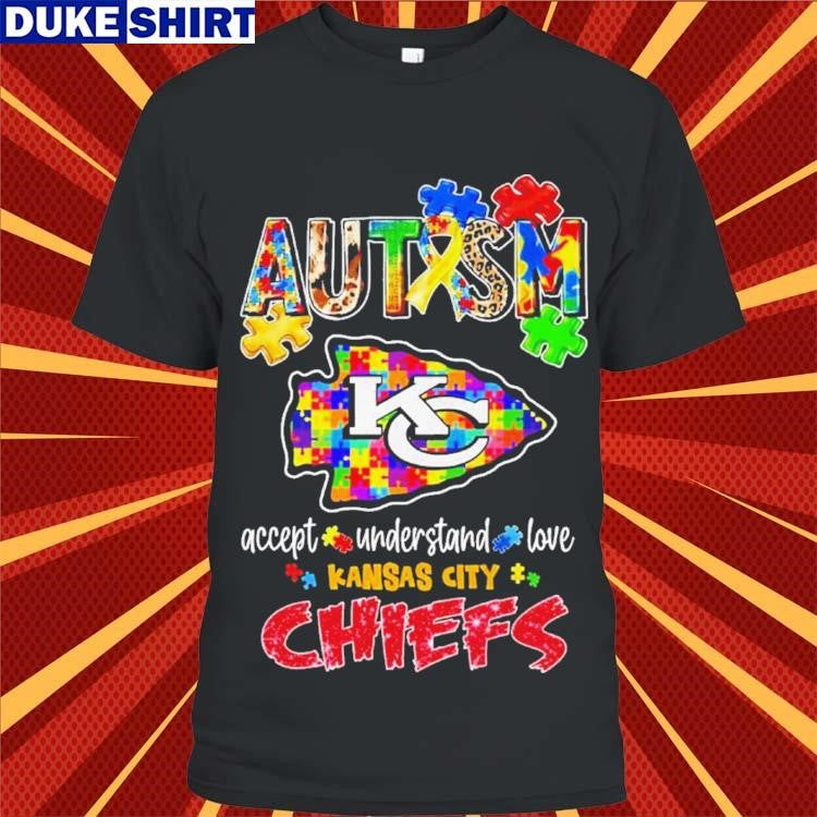 Official Autism Accept Understand Love Kansas City Chiefs Shirt