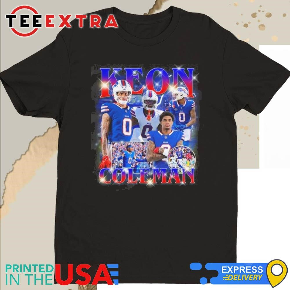 Official Bills Super Bowl Champions 2025 Keon Coleman Shirt