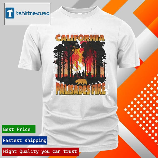 Official California Palisades Fire 2025 T-Shirt