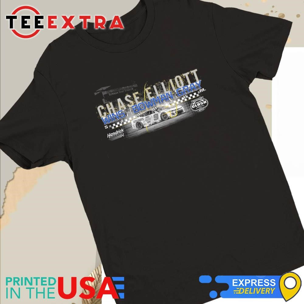 Official Chase Elliott #9 Wins Bowman Gray Stadium 2025 Shirt