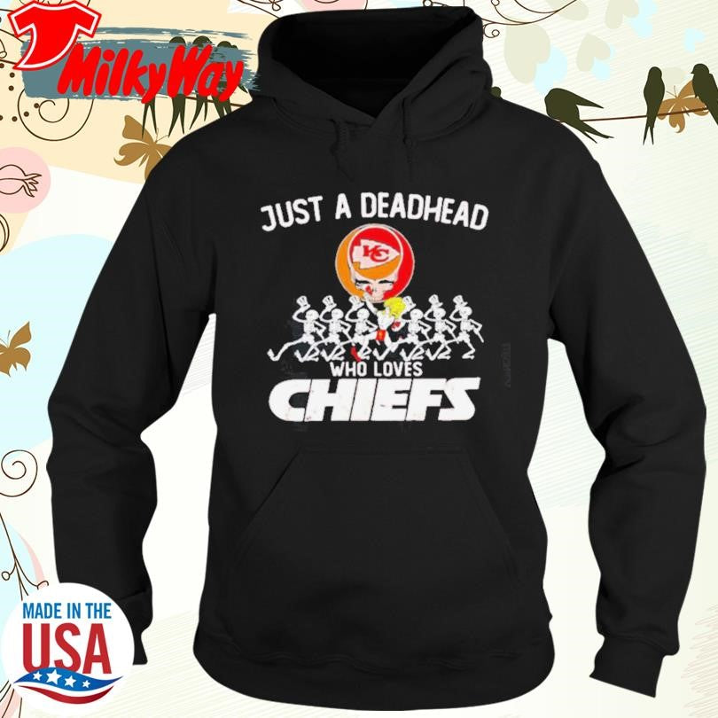 Official Grateful Dead Just a Deadhead Who Loves Kansas City Chiefs shirt