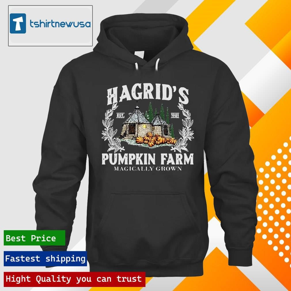 Official Hagrid’s Pumpkin Farm Magically Grown Halloween Art Print Casual 2024 Shirts