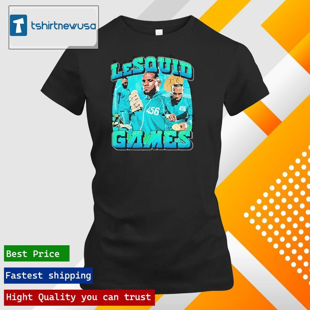 Official Lebron James Lesquid Games Player 456 2025 Shirts