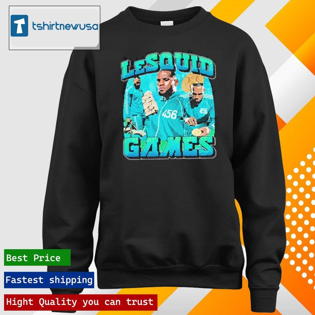 Official Lebron James Lesquid Games Player 456 2025 Shirts