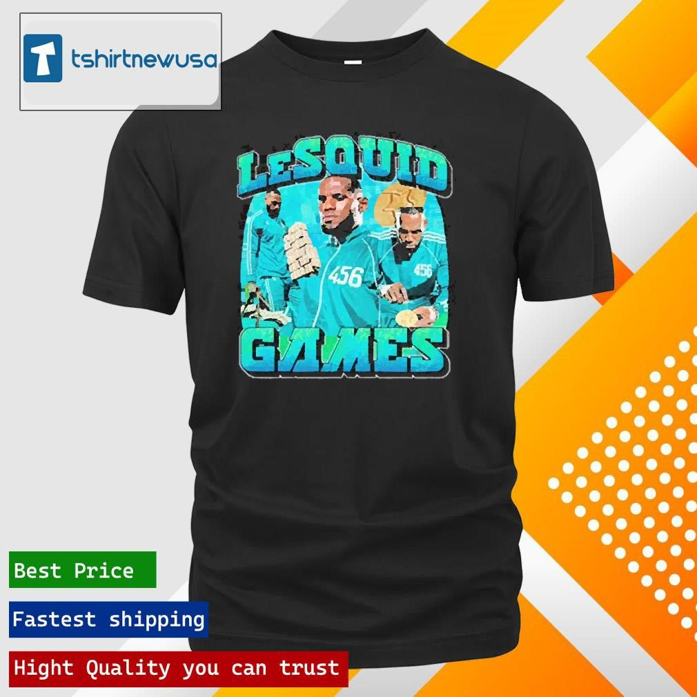 Official Lebron James Lesquid Games Player 456 2025 Shirts