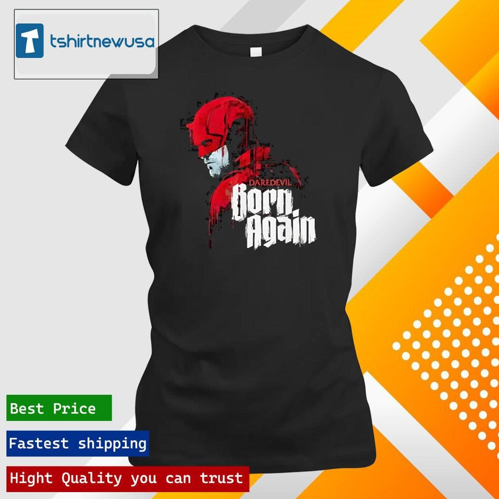 Official Marvel Daredevil_ Born Again Disney Profile And Series Logo 2025 T Shirt