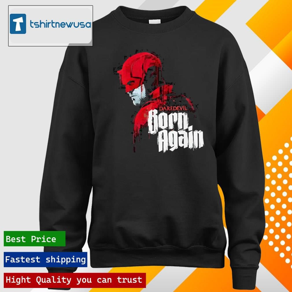 Official Marvel Daredevil_ Born Again Disney Profile And Series Logo 2025 T Shirt