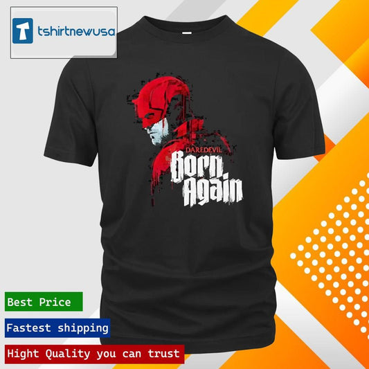 Official Marvel Daredevil_ Born Again Disney Profile And Series Logo 2025 T Shirt