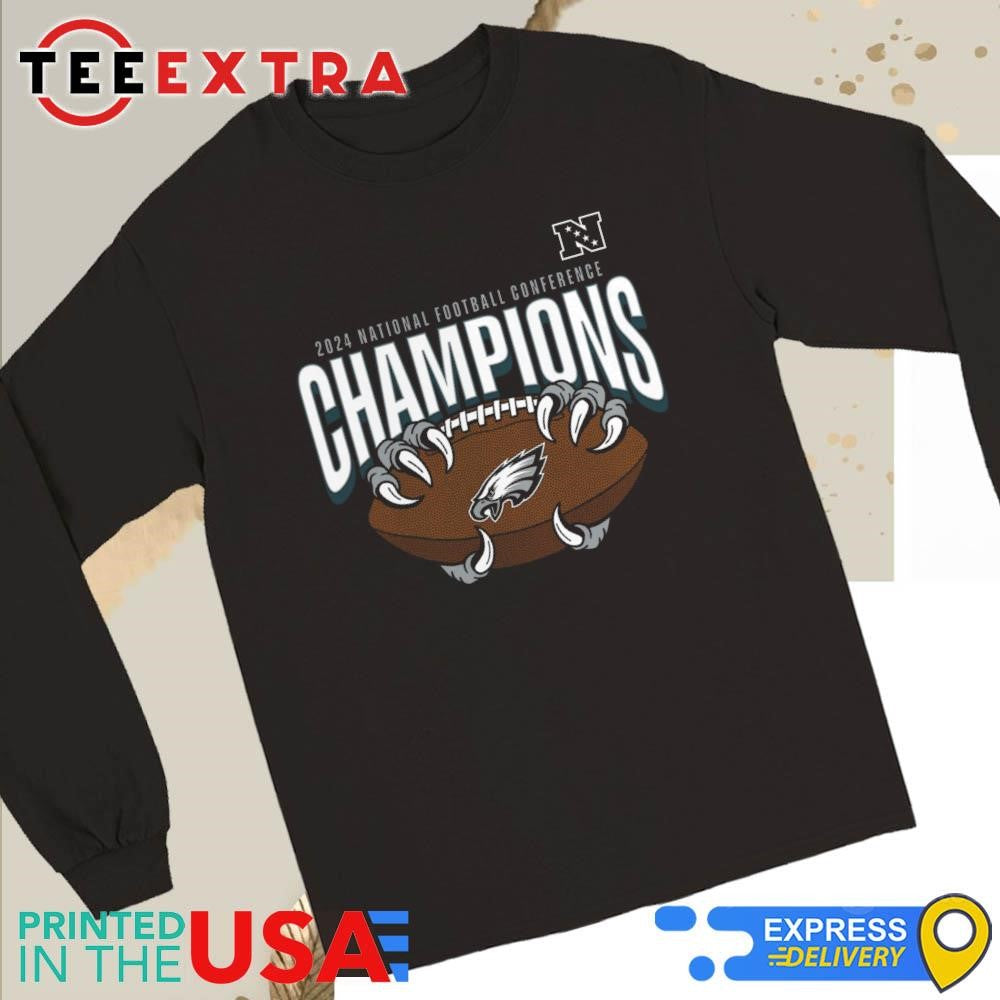 Official Philadelphia Eagles 2024 NFC Champions Hometown Not Done Shirt