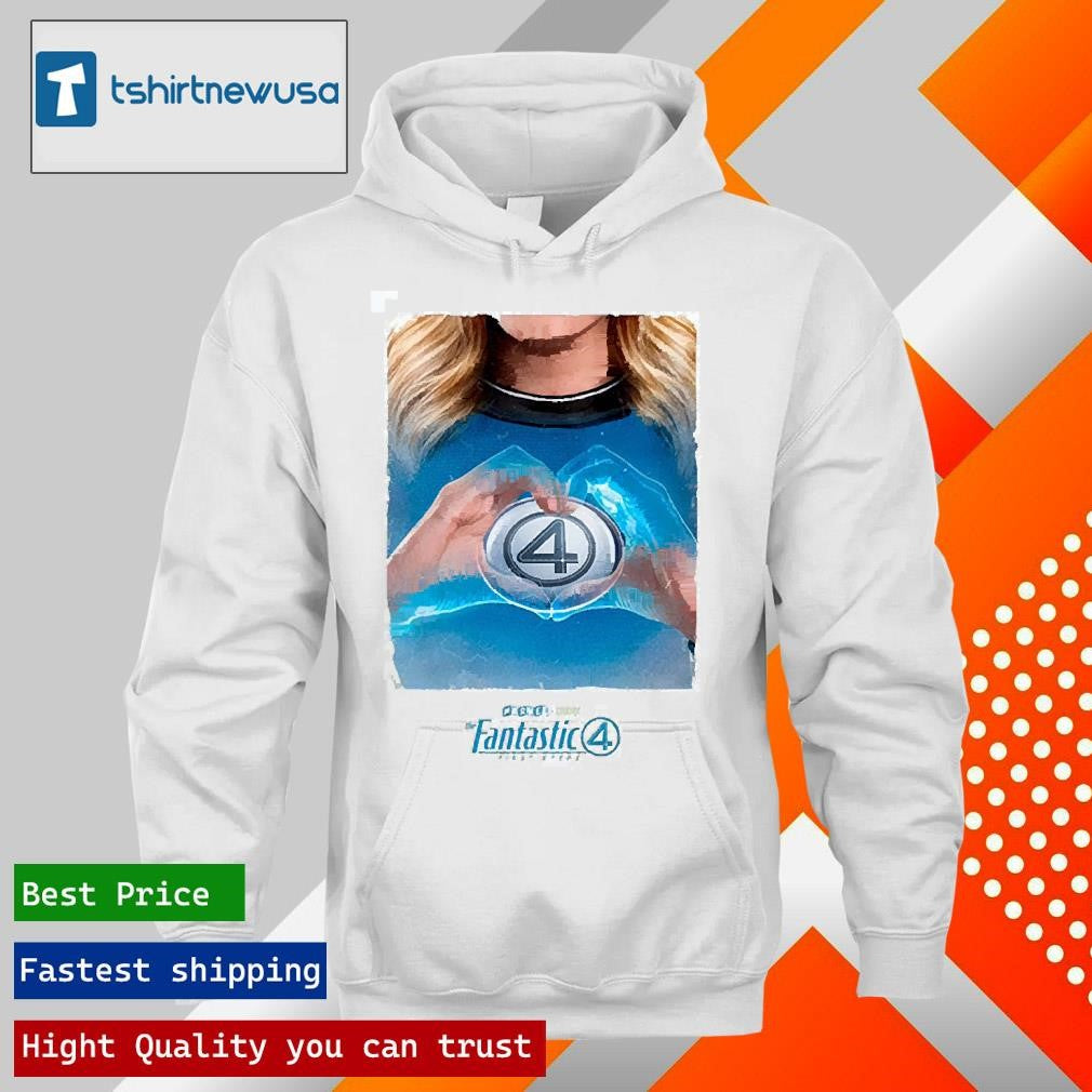 Official The Fantastic 4 First Steps Invisible Woman Marvel Studio Unisex 2025 T Shirt