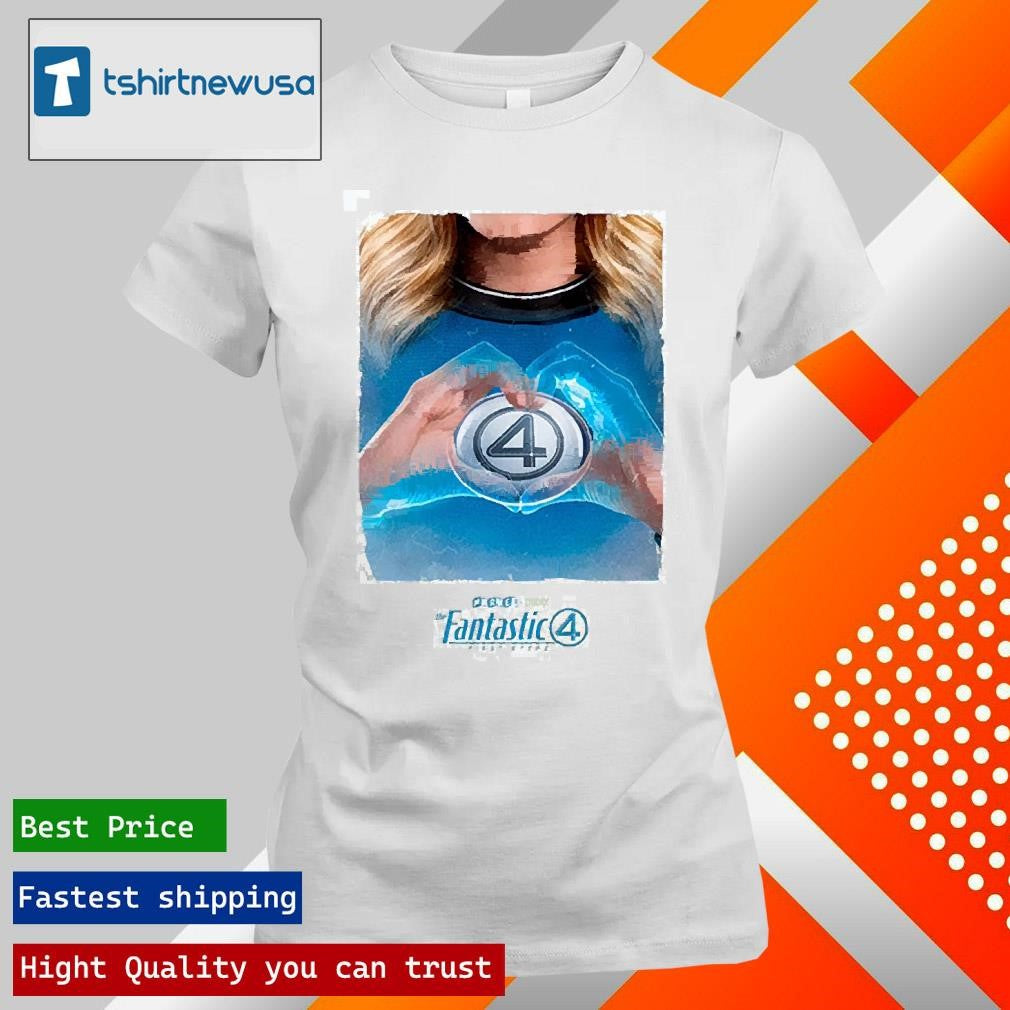 Official The Fantastic 4 First Steps Invisible Woman Marvel Studio Unisex 2025 T Shirt