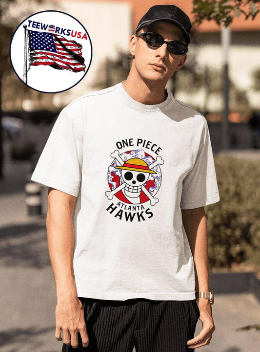 One Piece x Atlanta Hawks shirt