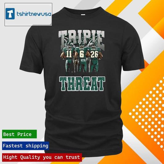 Original Super Bowl Triple Threat Eagles 2025 T Shirt