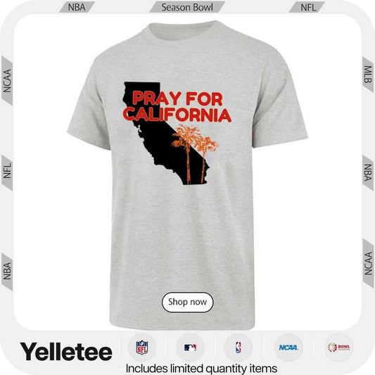 Pray for California wildfires 2025 shirt