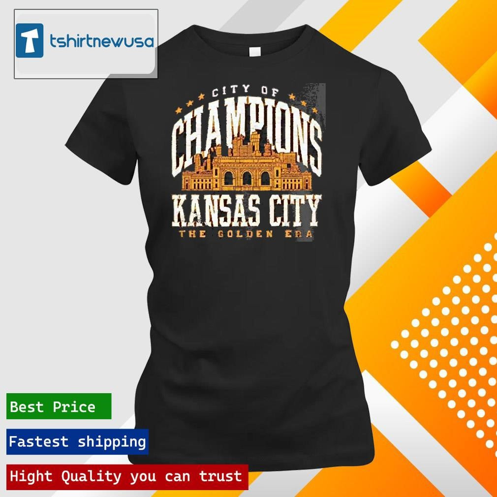 Premium Kansas City Chiefs The Golden Era City Of Champions 2025 T Shirt