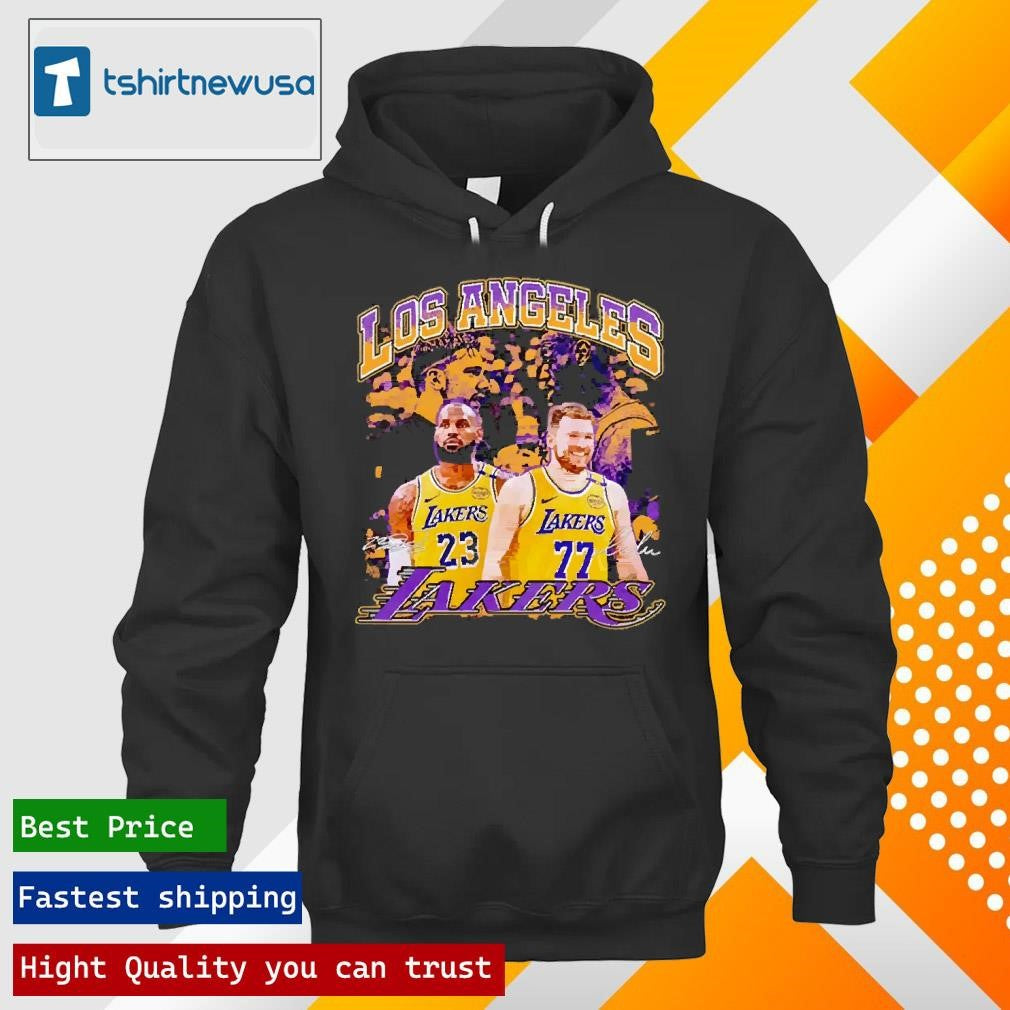 Premium Luka Doncic x LeBron James Los Angeles Lakers 2025 T Shirt