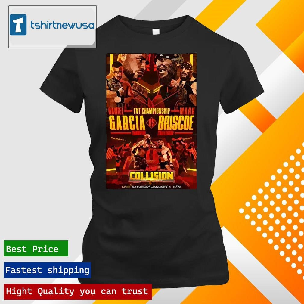 Premium Matchup Monday Daniel Garcia Vs Mark Briscoe Aew Collision January 4 2025 Poster Shirts