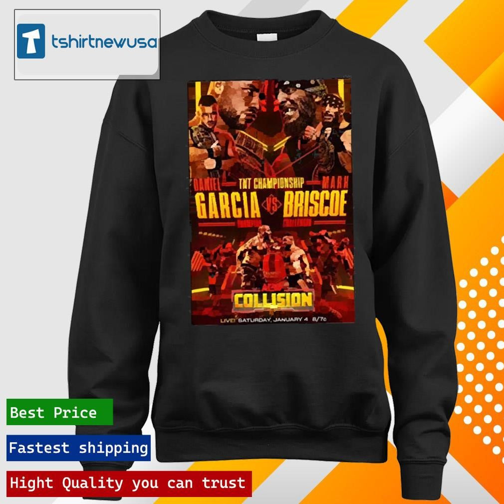 Premium Matchup Monday Daniel Garcia Vs Mark Briscoe Aew Collision January 4 2025 Poster Shirts