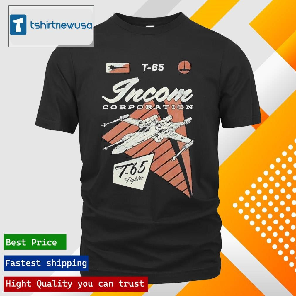 Premium Star Wars Incom Corporation X Wing 2025 T Shirt