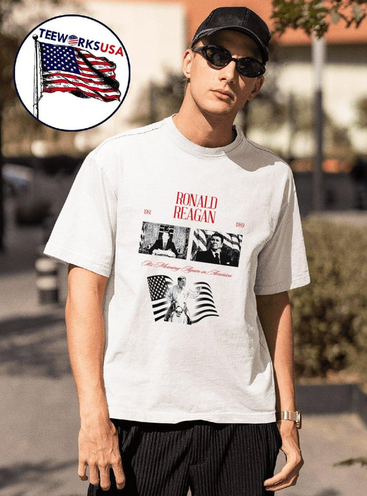 Ronald Reagan its morning again in America shirt