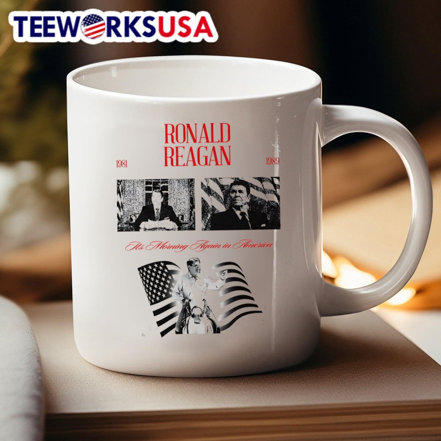 Ronald Reagan its morning again in America shirt