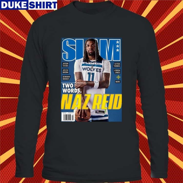 SLAM 251 Naz Reid Two Words Poster Shirt