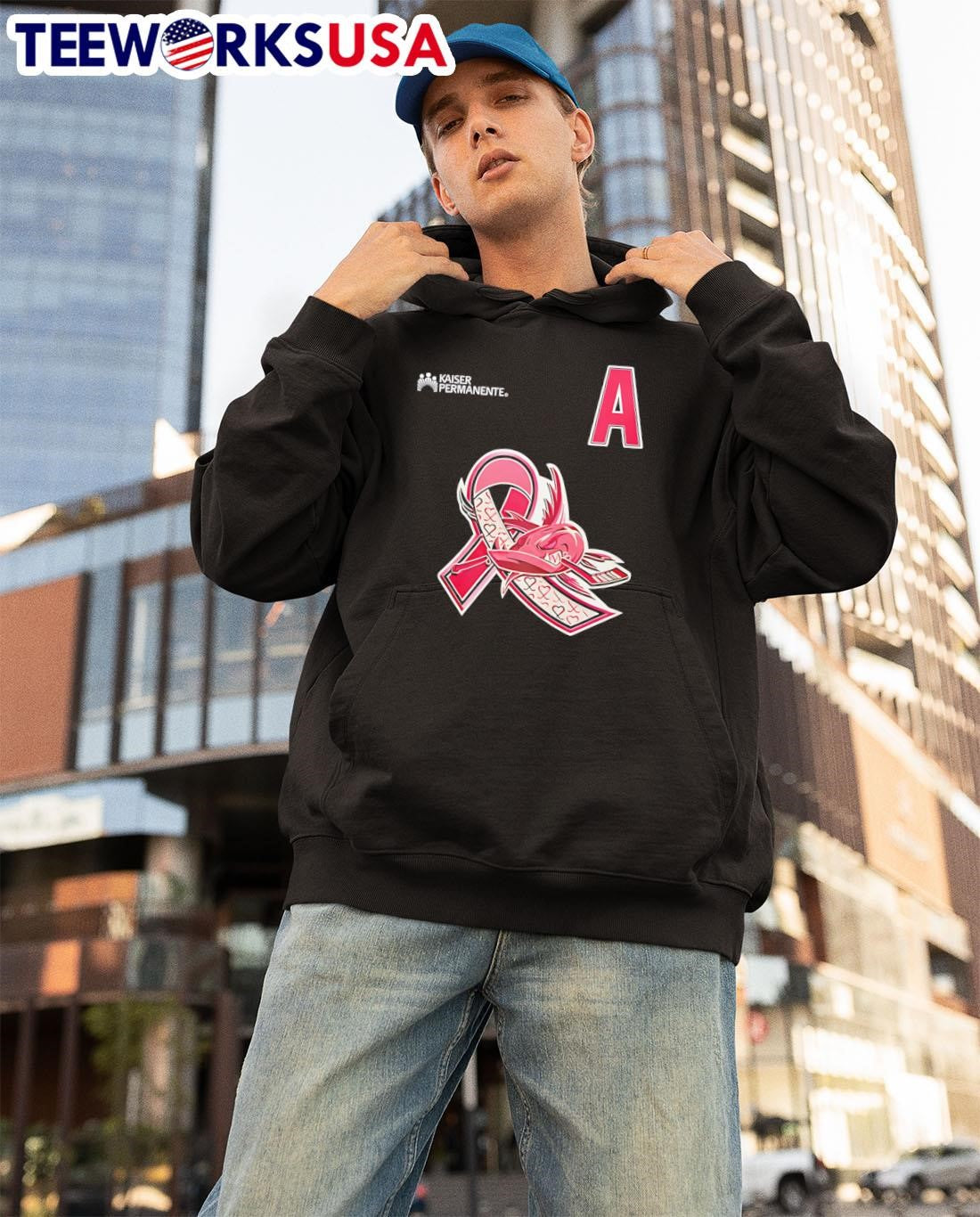 San Jose Barracuda Pink in the Rink logo shirt