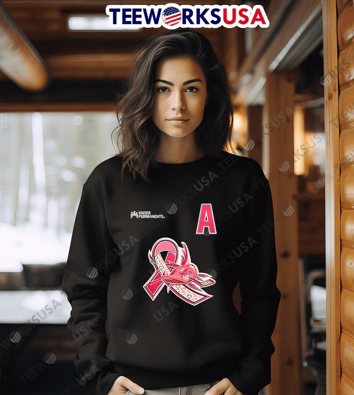 San Jose Barracuda Pink in the Rink logo shirt