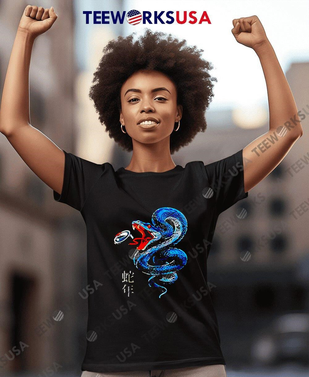 San Jose Sharks Merch Limited Design Snake Lunar New Year 2025 shirt