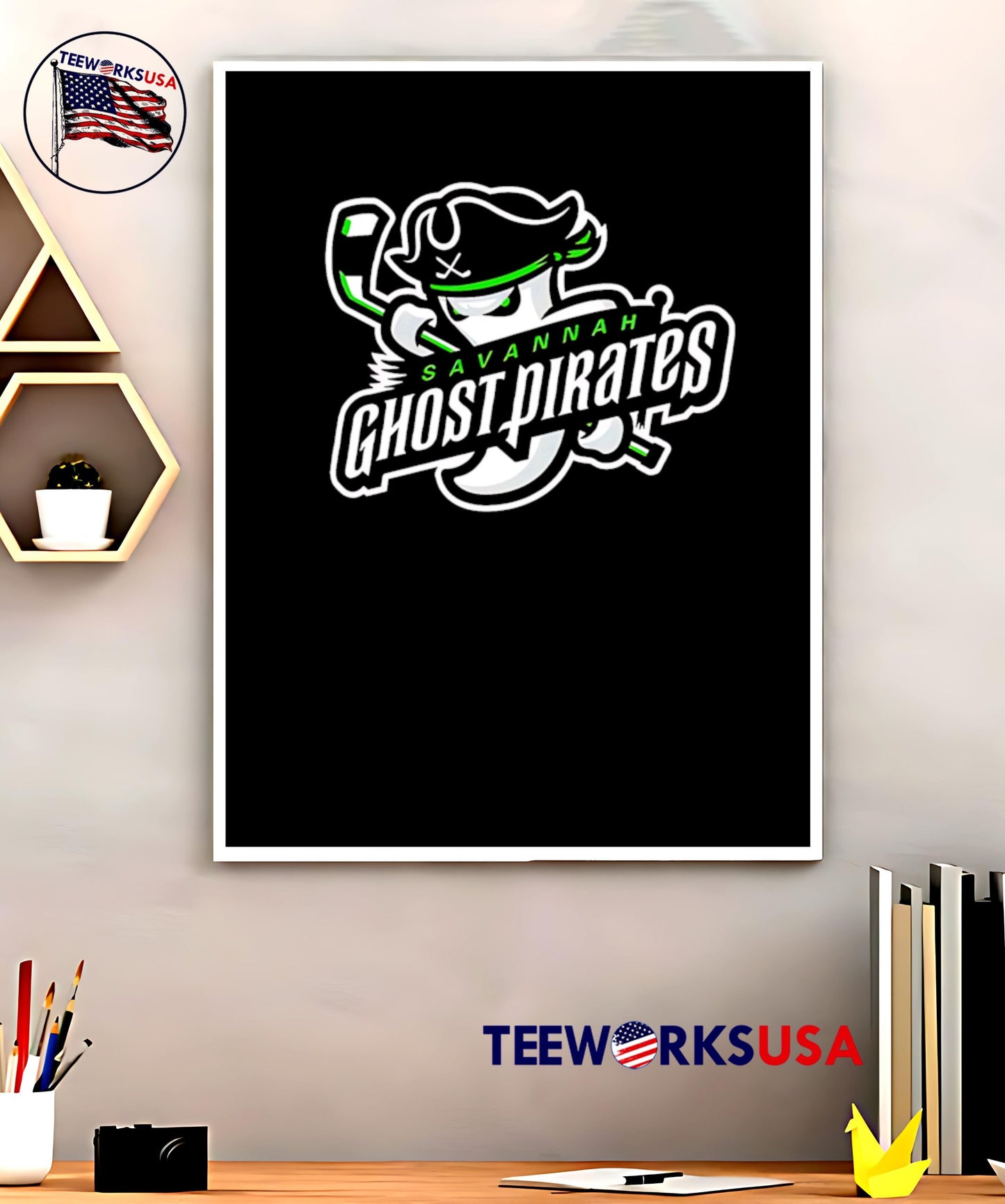 Savannah Ghost Pirates logo 2025 shirt