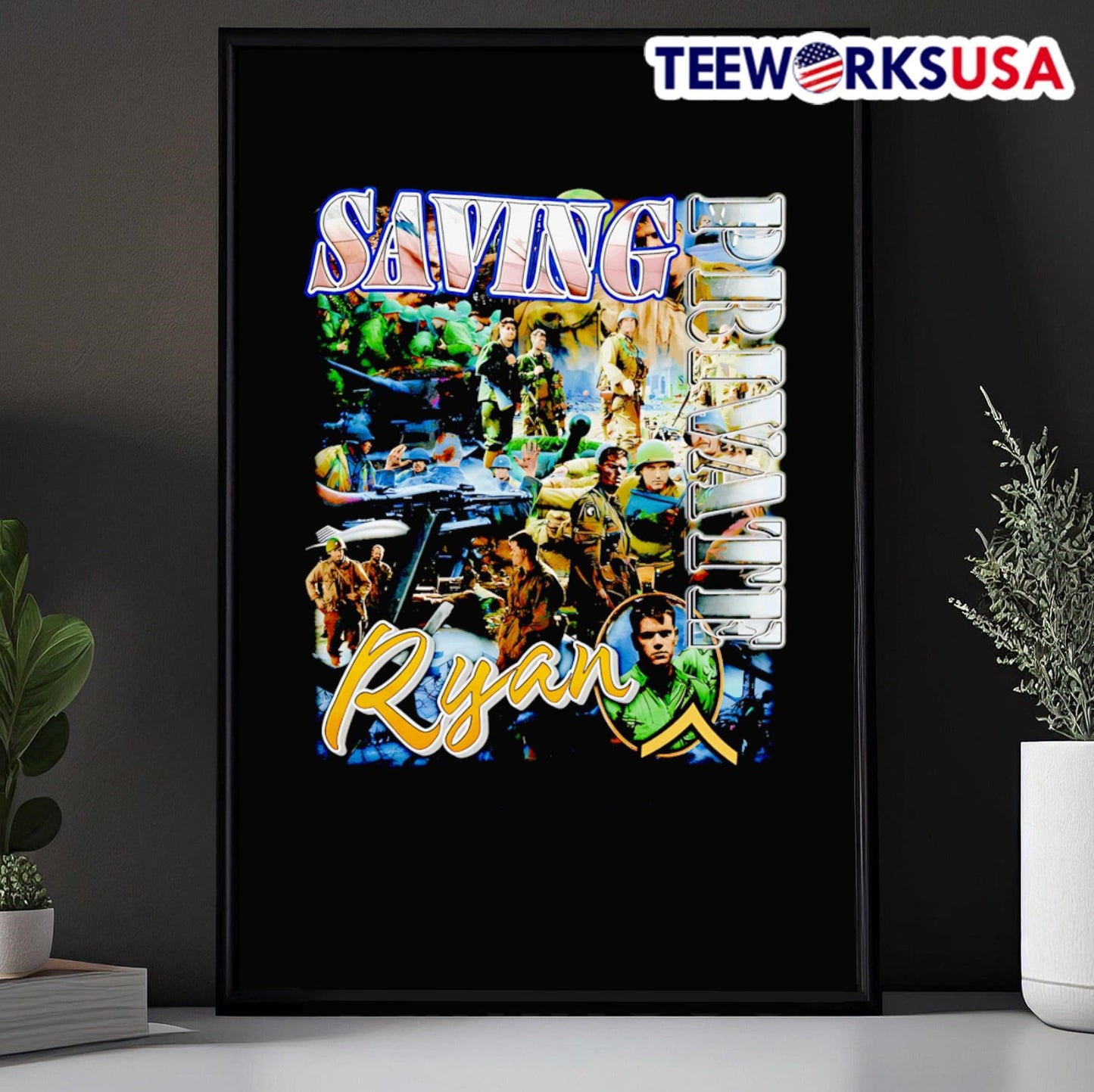 Saving Private Ryan retro graphic shirt