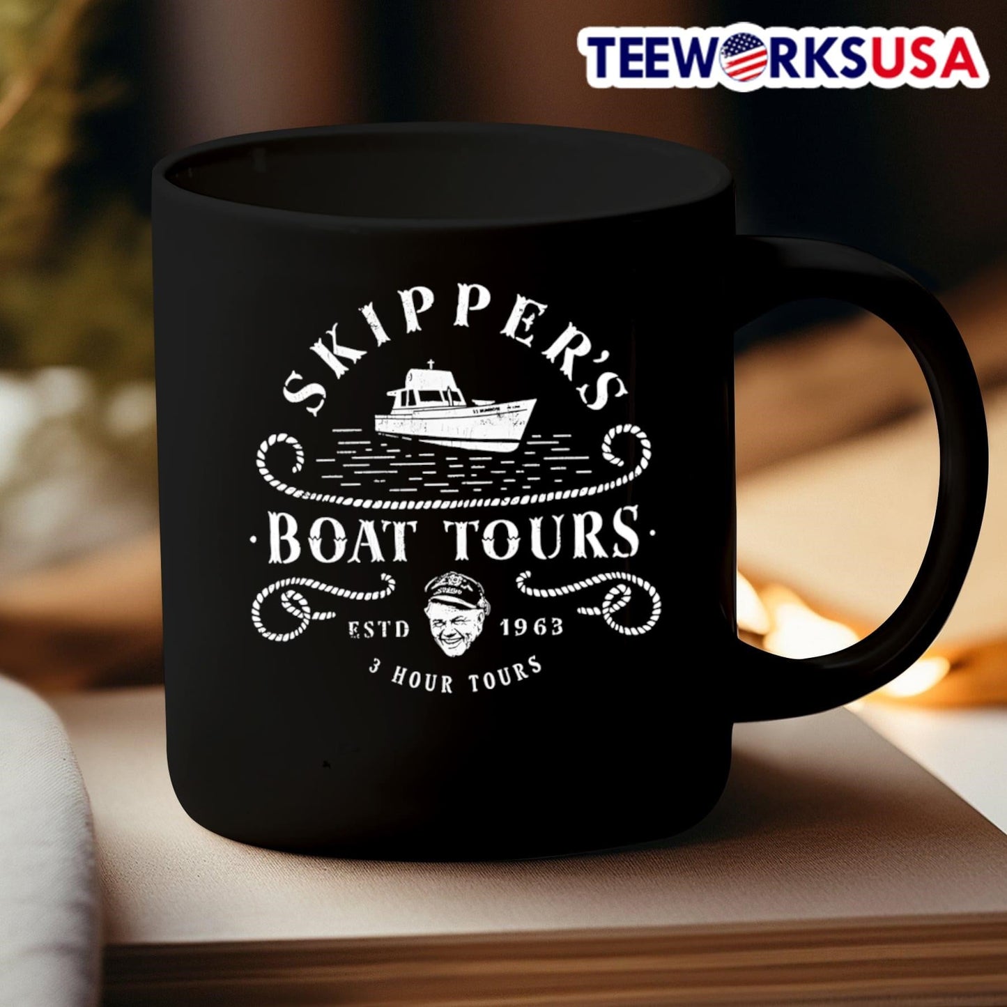 Skipper's Boat Tours 3 hour tours shirt