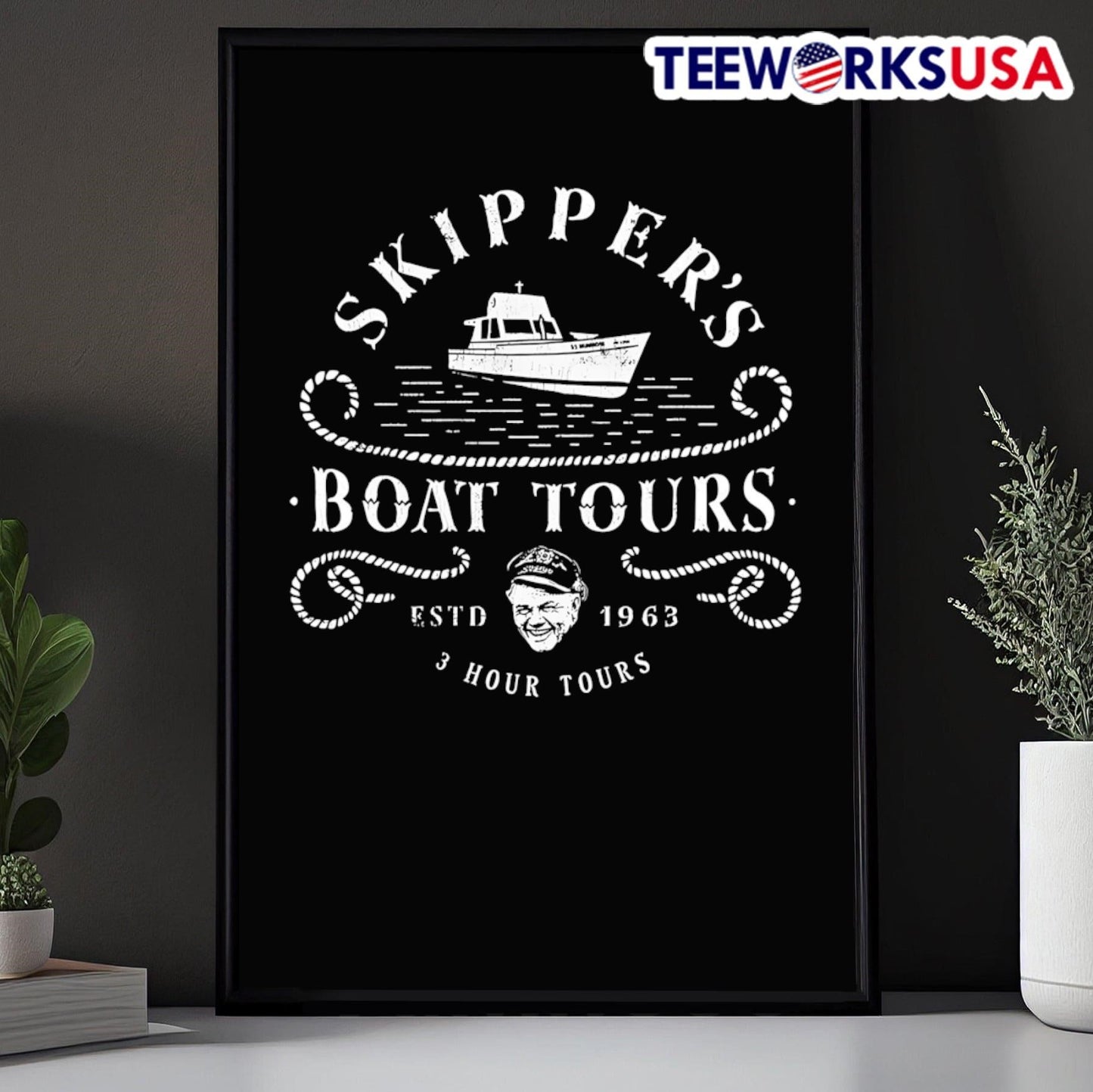 Skipper's Boat Tours 3 hour tours shirt